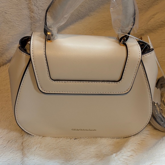 Christian Lacroix Cream Satchel NWT - Picture 8 of 11
